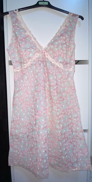 Camisón Vintage Años 60/70 Rosa