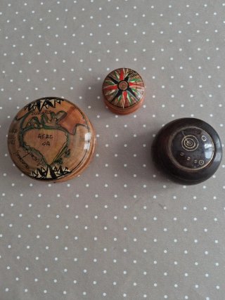 Set de 3 Cajitas Decorativas, de Africa