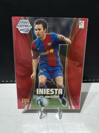 Cromo Iniesta Megacracks 2007/08 Mega Estrellas