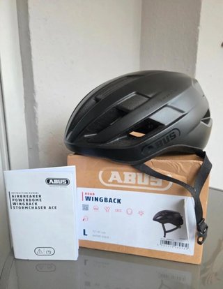 Casco ABUS Wingback Negro Nuevo