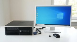 Pack PC HP 16GB RAM + SSD + Monitor 20