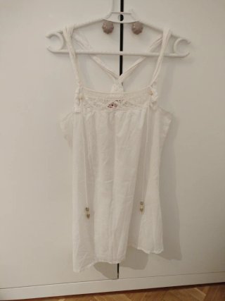 Vestido blanco ibicenco ONLY talla 36