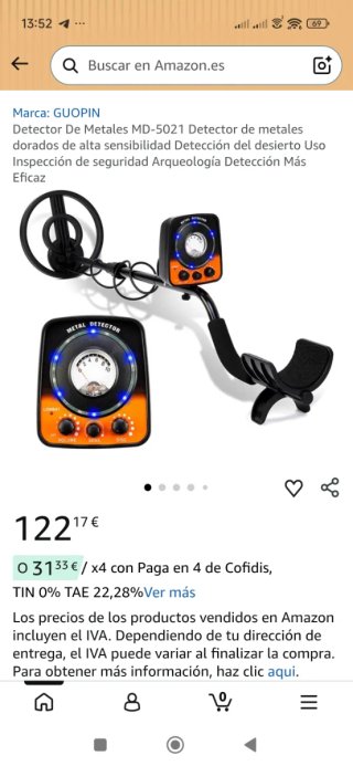 Detector de Metales MD-5021
