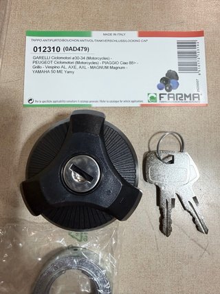 Tapón de Depósito con Llave Vespino ALX/NLX/AL/XE