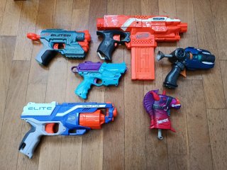 Lote de 6 Lanzadores Nerf