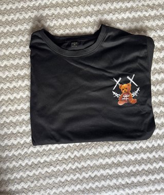 Camiseta Negra Shein Talla M pequeña / S
