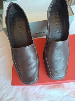 Zapatos de Piel Marrón The Flexx Talla 38