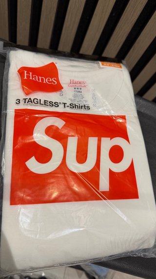 Pack 3 Camisetas Hanes Supreme Blancas Talla M