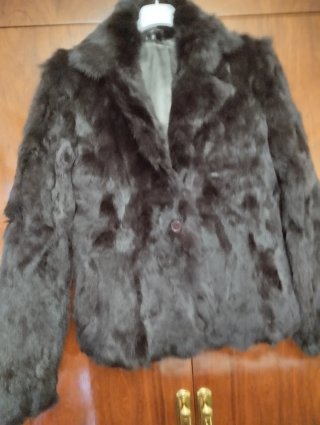 Chaquetón de piel de conejo