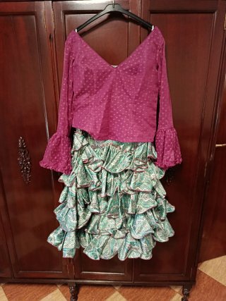 Traje de gitana dos piezas