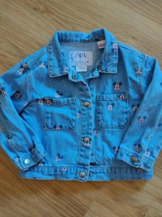 Chaqueta Vaquera Zara Mickey 86cm