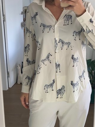 Camisa Estampada de Cebras
