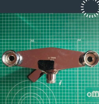 Grifo monomando ducha marca TRES inversor baño