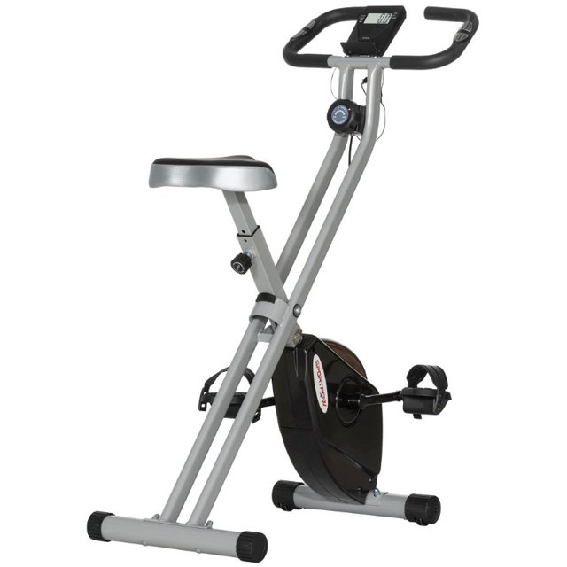 Bicicleta estática y bici plegable, magnética, LCD
