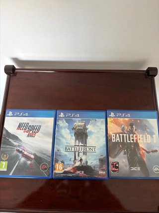 3 Juegos PS4: Battlefield 1, Battlefront, Rivals