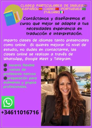 Profesora de 🇺🇸🇨🇳🇮🇹🇪🇸🇧🇷