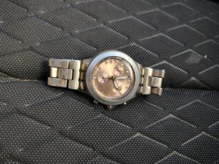 Reloj con pila Swatch Irony Diaphane Oro Rosa