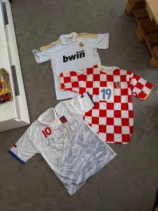 Lote de 3 Camisetas de Fútbol Retro
