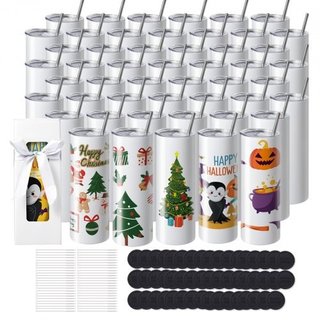 Pack Straight Sublimation Tumblers, útil para el h