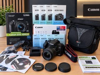 Pack Canon EOS 1000D + Obj 18-55mm Completa!