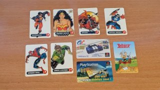 Lote de 8 Tarjetas Telefónicas Vintage