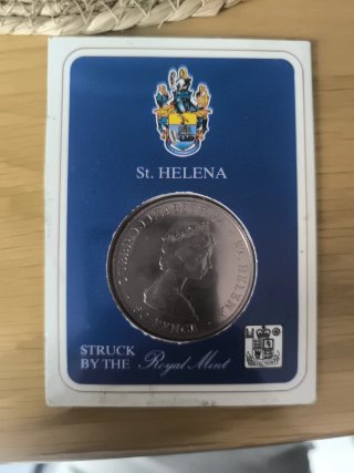 Moneda Conmemorativa St. Helena Royal Mint