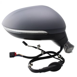 Retrovisor Derecho Electrico, Imprimado Convexo, Termico Con Intermitente 6+2 Pins para Volkswagen PASSAT B8 2014
