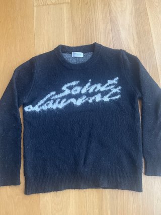 Jersey Saint Laurent Negro