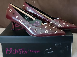 Zapatos de Tacón Bloggers Bichota Rojos Talla 37