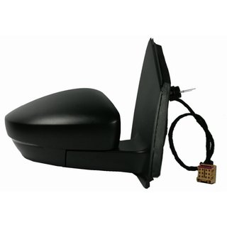 Retrovisor Derecho Manual Convexo Con Intermitente (Conector Cuadrado) para Volkswagen POLO 2009 y POLO 2014