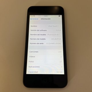 iPod touch 6.a generación 32 GB gris espacial
