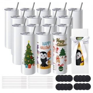 Pack Straight Sublimation Tumblers, útil para el h