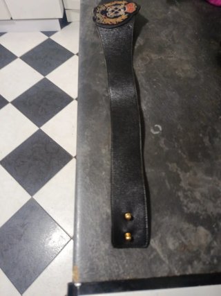 Cinturón de cuero vintage años 80 a 90 ,cuero