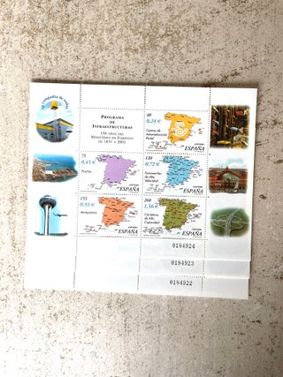 Lote 3 Minipliegos Sellos España 2001