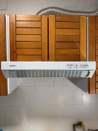 Campana extractora Apelson blanca