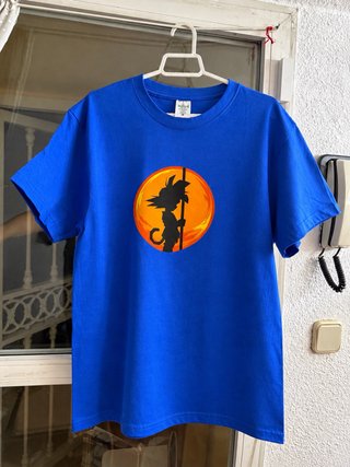 Camiseta Goku Azul
