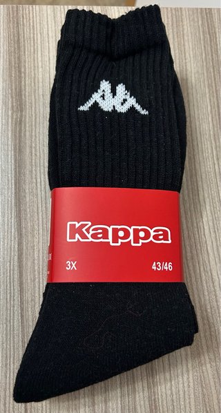 Pack 3 Pares Calcetines Kappa Negros