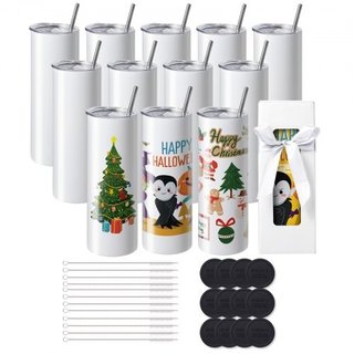 Pack Straight Sublimation Tumblers, útil para el h