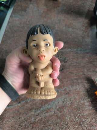 Muñeco de goma vintage años 70-80