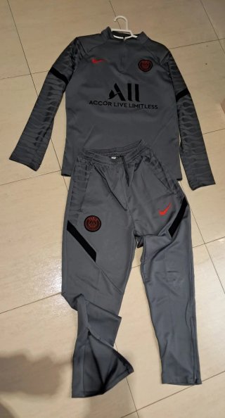 Conjunto Deportivo Nike PSG Gris