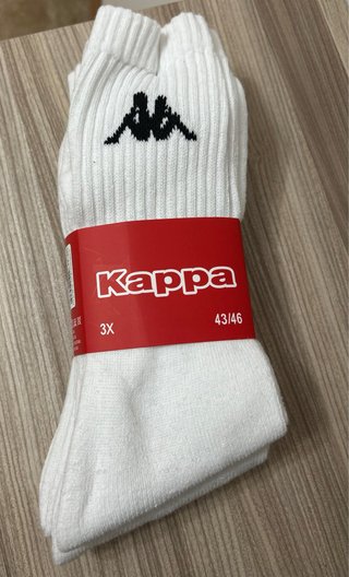 Pack 3 Pares Calcetines Kappa Blancos