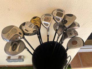 Lote de 11 Palos de Golf (Maderas 4, 5, 7)