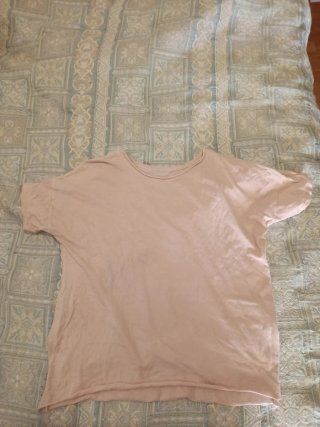 Camiseta básica rosa