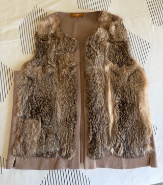 Chaleco de pelo de conejo Zendra