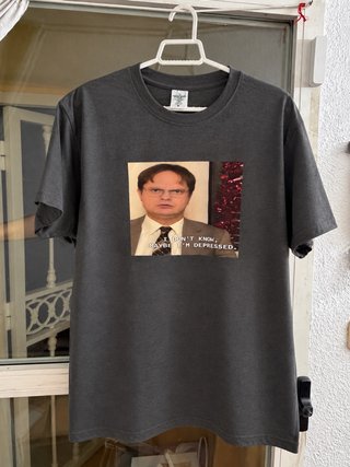 Camiseta The Office Dwight Schrute Gris