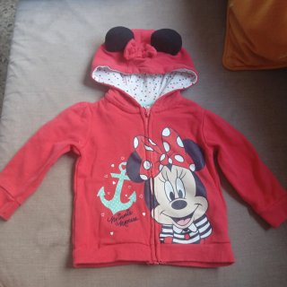 Jersey con Capucha Minnie Mouse Rojo
