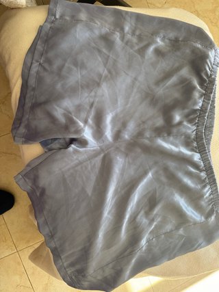 Pantalón corto de pijama en seda