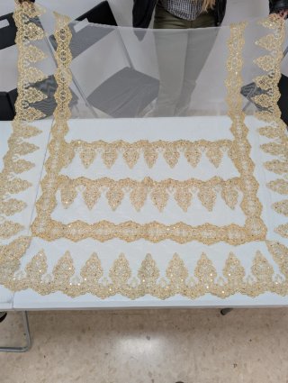 Manteletas de Fallera Bordadas en Oro