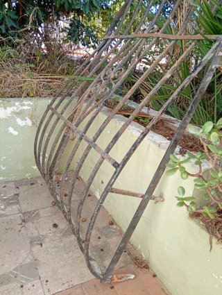 Reja de hierro forjado 155x93