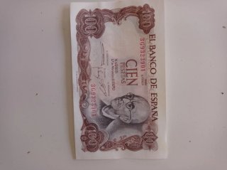 20Billetes 100 Pesetas 1970